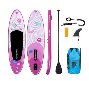 Paddleboard s příslušenstvím inSPORTline Wavelet 9'6" růžová