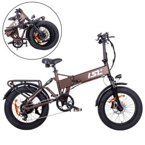 Skládací elektro fat bike ISL Baxom 20"  Deep Coffee