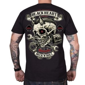 Triko BLACK HEART Liberty  černá  XXL
