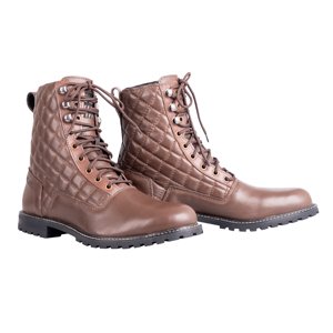 Dámské moto boty W-TEC Leocia Brown hnědá 38