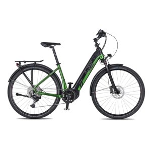 Trekingové elektrokolo 4EVER Comfort Elite 720Wh 28" - model 2025  snake green/black  S (16", 155-165 cm)