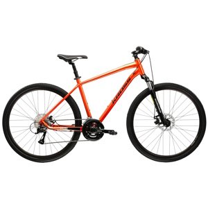 Pánské crossové kolo Kross EVADO 3.0 28" - model 2025 L (21", 178-190 cm) oranžová/černá/lesk