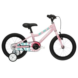 Dětské kolo Kross Mini 4.0 16" - model 2025  růžová / seledynová / růžová / lesk  9" (90-130 cm)