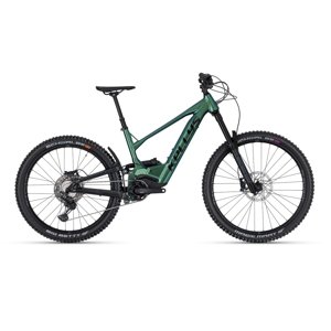 Celoodpružené elektrokolo KELLYS THEOS R50 LTD P 725Wh 29"/27,5" - model 2025  Magic Green  M (17", 168-180 cm)
