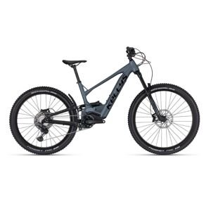 Celoodpružené elektrokolo KELLYS THEOS R50 LTD P 725Wh 29"/27,5" - model 2025 S (16", 160-172 cm) Steel Blue