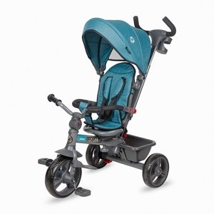 Dětská tříkolka s vodící tyčí Coccolle Primo  Turquoise Tide
