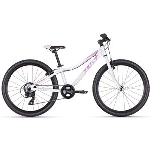Juniorské dívčí kolo KELLYS KITER 30 24" - model 2025 11" (125-145 cm) White