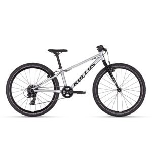 Juniorské kolo KELLYS NAGA AIR 50 24" - model 2025  Silver  11" (120-140 cm)