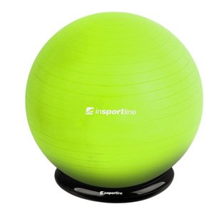 Gymnastický míč inSPORTline Top Ball 65 cm se základnou BallBase  zelená