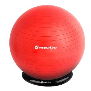 Gymnastický míč inSPORTline Top Ball 85 cm se základnou BallBase  červená