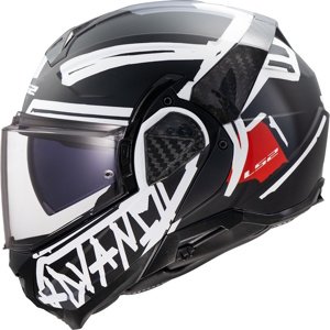 Překlopná přilba LS2 FF910 Advant II Tape Black P/J L (59-60)