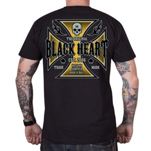 Triko BLACK HEART Ruthless  černá  4XL