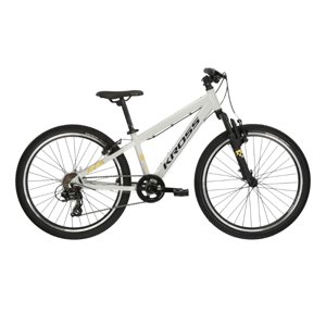 Juniorské kolo Kross Dust JR 1.0 24" Gen 006  šedá/černá/lesk  S (12", 130-150 cm)