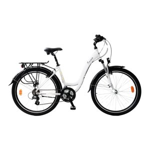 Dámské městské kolo Saveno Magnolia 27,5" - model 2025 M (17", 165-175cm) bílá