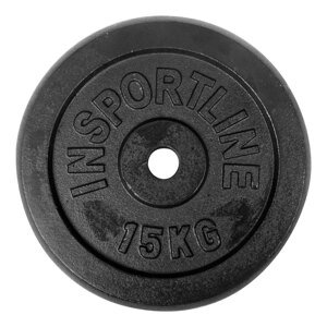 Litinový kotouč inSPORTline CastCzech 15 kg 30 mm