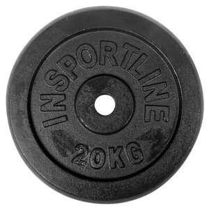 Litinový kotouč inSPORTline CastCzech 20 kg 30 mm