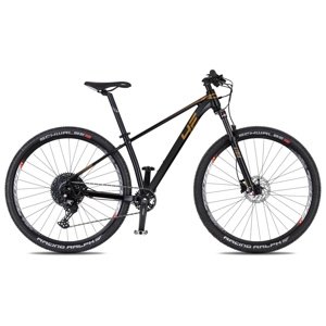 Horské kolo 4EVER Dark Sport 29" - model 2025 S (15,5", 150-165 cm) shiny black / bronze