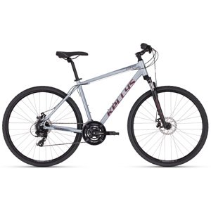 Pánské crossové kolo KELLYS CLIFF 70 28" - model 2025 M (19", 165-180 cm) Glacial Grey