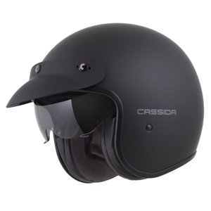 Moto přilba Cassida Oxygen Solid 2.0 černá matná/tmavě šedá XS (53-54)