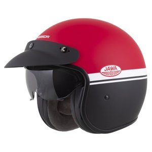 Moto přilba Cassida Oxygen Jawa OHC 2.0 červená matná/černá/bílá XL (61-62)