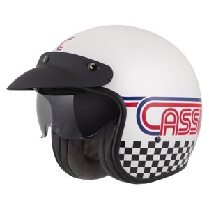 Moto přilba Cassida Oxygen Rondo 2.0 bílá perleť/červená/modrá/černá XL (61-62)
