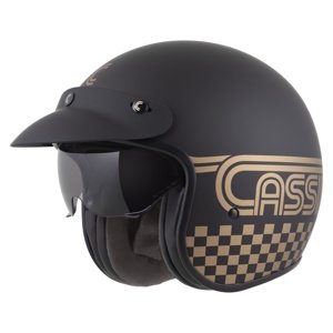 Moto přilba Cassida Oxygen Rondo 2.0 černá matná/zlatá XS (53-54)