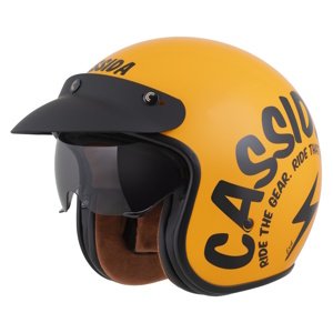 Moto přilba Cassida Oxygen Gear 2.0 žlutá/černá 2025 L (59-60)