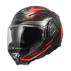 Překlopná přilba LS2 FF910 Advant II Astral Red P/J 3XL (65-66)