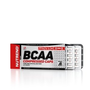 Aminokyseliny Nutrend BCAA Compressed Caps, 120 kapslí