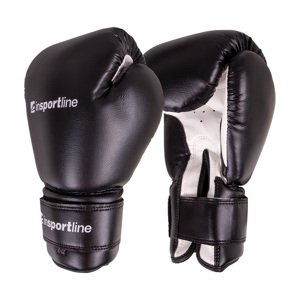 Boxerské rukavice inSPORTline Metrojack  černo-bílá  4oz
