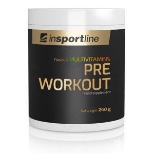 Doplněk stravy inSPORTline Pre Workout 240g  multivitamin