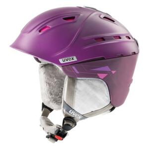 Dámská lyžařská helma Uvex P2us WL - purple pink 51-55