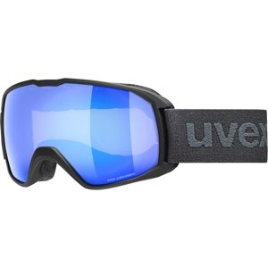 Uvex Xcitd CV - black matt/mirror blue colorvision green (S2) uni