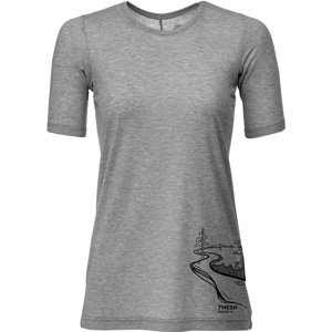 7Mesh Elevate Short Sleeve Bike T-Shirt Womens Kate Zessel - pebble grey S