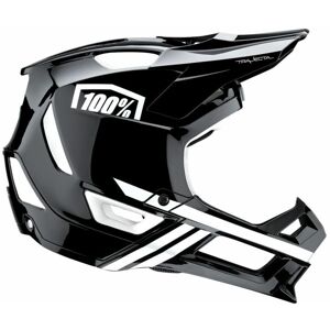 100% Trajecta Helmet W/Fidlock Black/White 52-56
