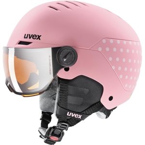 Uvex Rocket jr. Visor - pink confetti matt/litemirror silver lasergold lite (S2) 51-55