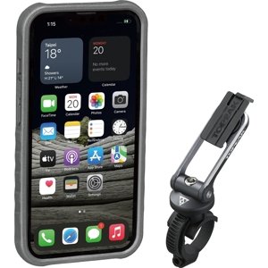 Topeak RideCase pro iPhone 13 Pro s RideCase Mount - Black/Gray uni