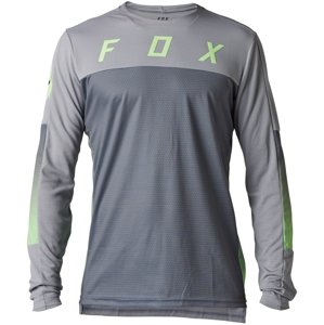 FOX Defend LS Jersey Cekt - Light Grey L