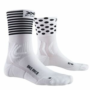X-Socks Bike Race 4.0 artic white/dot/stripe 42-44