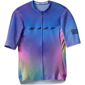 MAAP Women's Blurred Out Pro Hex Jersey 2.0 - Blue Mix S
