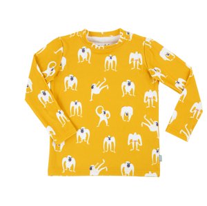 WOUKI Dětské multifunkční triko NIKI - Yellow 128