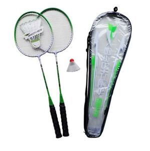 ACRA Badmintonová sada - 2 rakety+ košíček + pouzdro