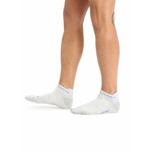 Pánské ponožky ICEBREAKER Mens Run+ Ultralight Micro, Ether/Lazurite velikost: S